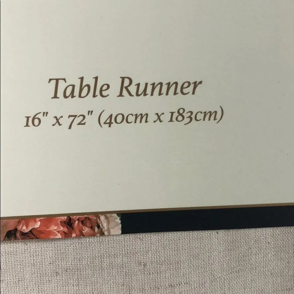 Nicole Miller bunny table runner